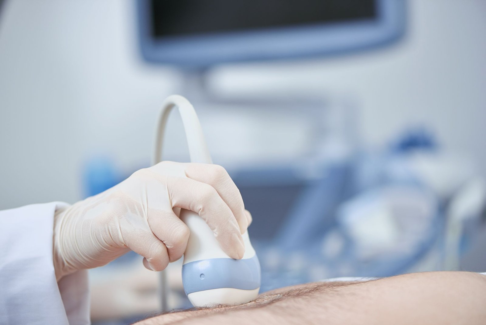 medical devise working with help ultra sound