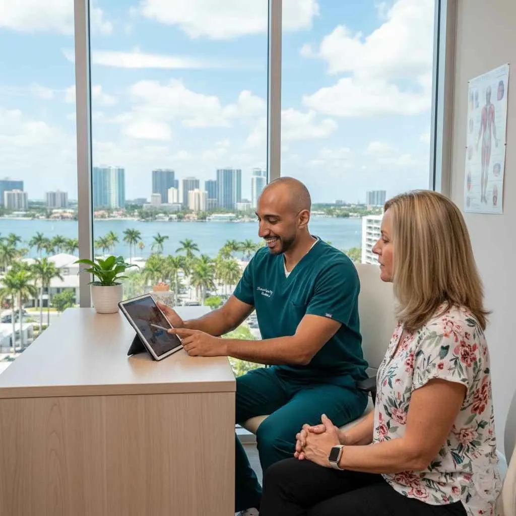 Are prp injections covered by insurance in Fort Lauderdale? patient consulting with a PRP specialist in Fort Lauderdale