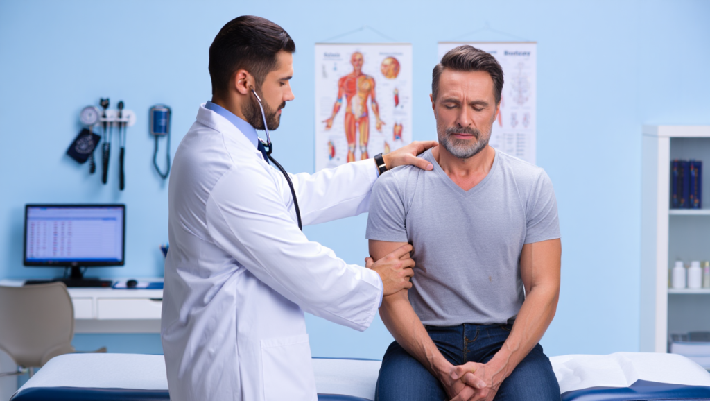 Managing Tension Headaches with Targeted Physical Therapy therapist performing manual therapy