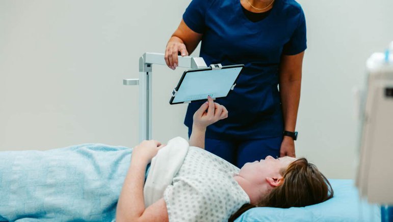 Virtual Physical Therapy EHR Bedside