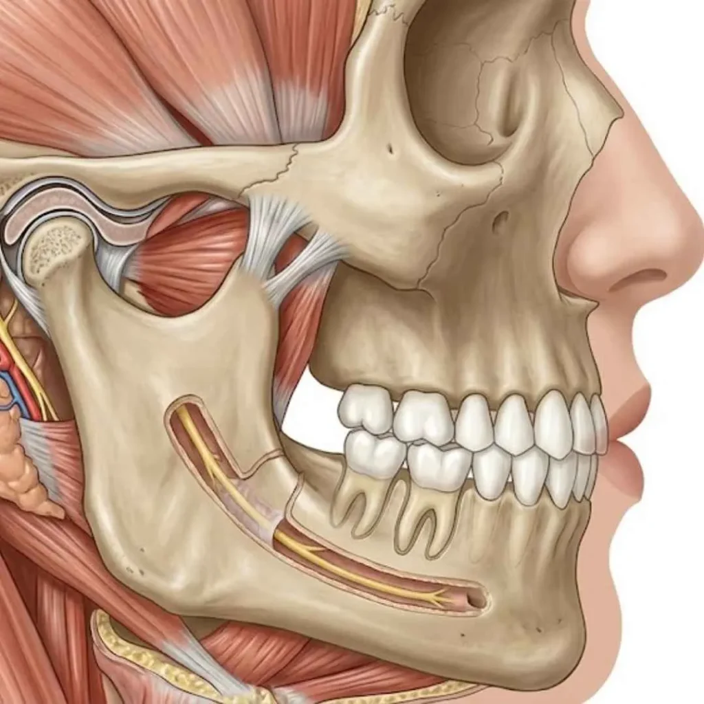 TMJ Night Guard Treatment for Jaw Pain jaw anatomy or TMJ area diagram