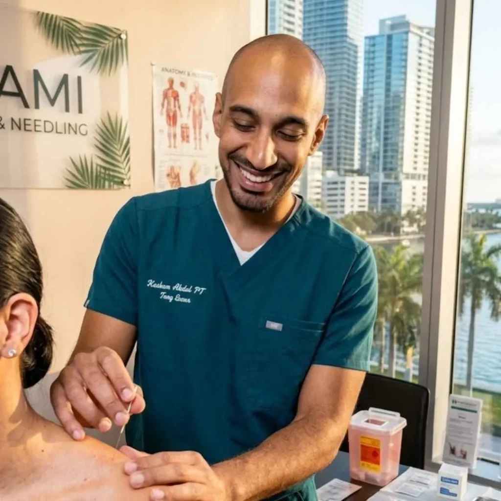 Dry Needling vs Acupuncture in Fort Lauderdale dry needling targeting shoulder muscle