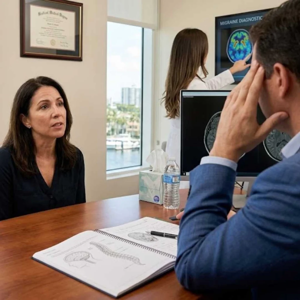 Headaches vs Migraines in Fort Lauderdale Professional consultation for headache and migraine evaluation in Fort Lauderdale