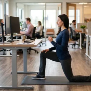 Hip Flexor Stretching and Strengthening for Desk Workers
